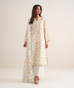 Multi Lawn Unstitched Ensemble - View 2