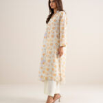 Multi Lawn Unstitched Ensemble - View 1