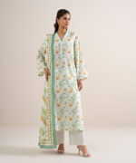 Multi Lawn Unstitched Ensemble - View 2