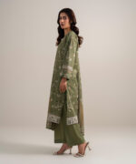 Green Lawn Unstitched Ensemble - View 5