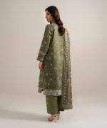 Green Lawn Unstitched Ensemble - View 3
