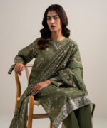 Green Lawn Unstitched Ensemble - View 2