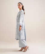 Peach Lawn Unstitched Ensemble - View 4