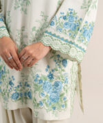 Off White Lawn Unstitched Ensemble - View 2