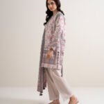 Pink Lawn Unstitched Ensemble - View 1