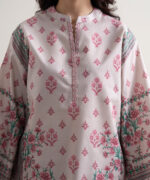 Pink Lawn Unstitched Ensemble - View 3
