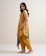 Mustard Lawn Unstitched Ensemble - View 4
