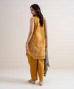Mustard Lawn Unstitched Ensemble - View 3