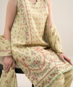 Unstitched 3-Piece Ensemble - View 3