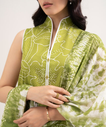 Unstitched 3-Piece Ensemble - View 2
