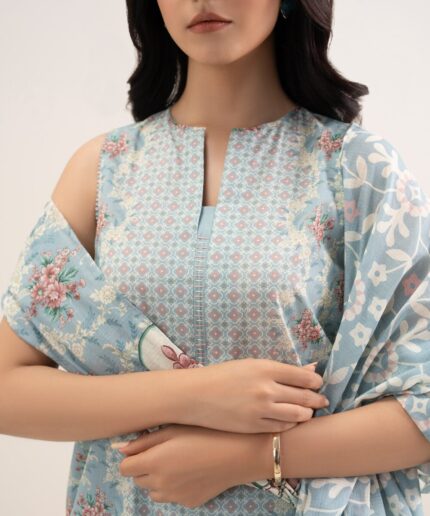 Unstitched 3-Piece Ensemble - View 1