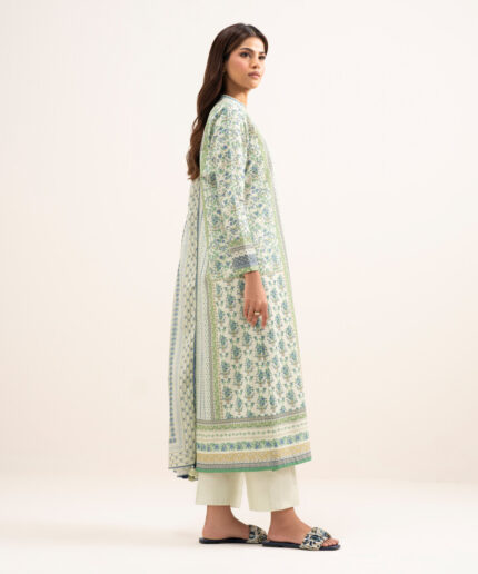 Unstitched 3-Piece Ensemble - View 2