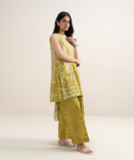 Mustard Lawn Unstitched Ensemble - View 4