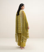 Mustard Lawn Unstitched Ensemble - View 2
