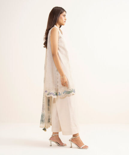 Unstitched 3-Piece Ensemble - View 2