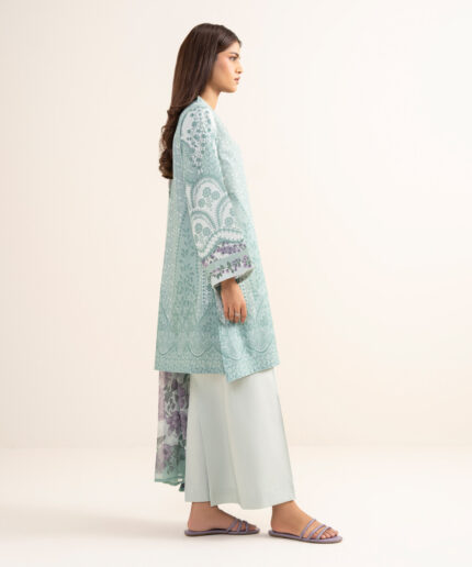 Unstitched 3-Piece Ensemble - View 2
