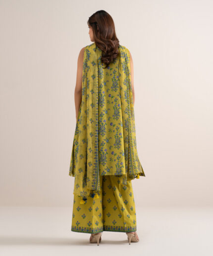 Unstitched 3-Piece Ensemble - View 1