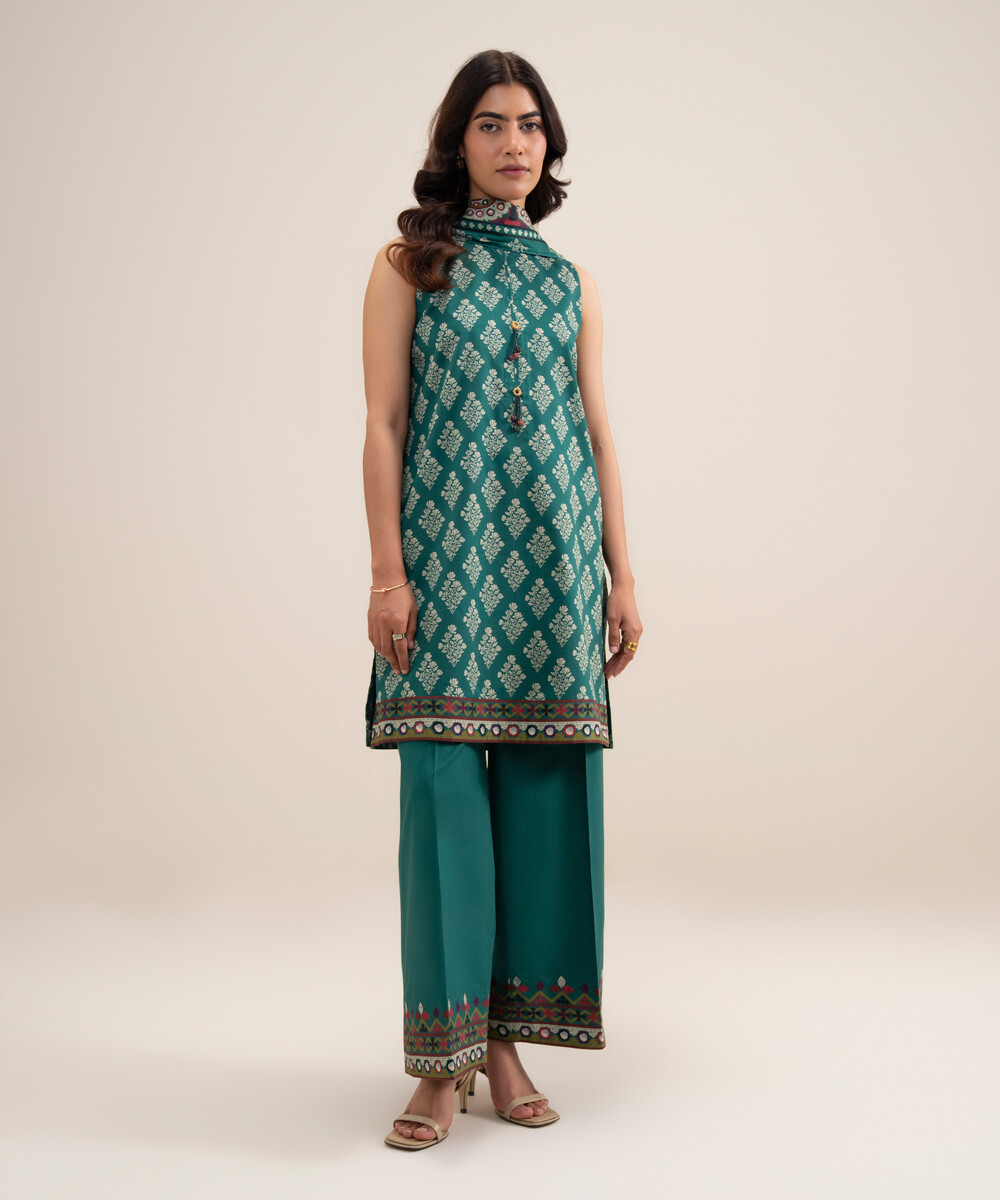 Unstitched 3-Piece Ensemble - View 1 Unstitched 3-Piece Ensemble - View 1