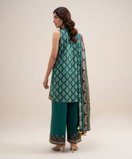 Unstitched 3-Piece Ensemble - View 2