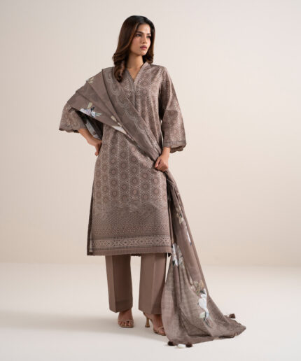 Unstitched 3-Piece Ensemble - View 1