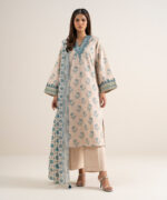 Light Tea Pink Lawn Unstitched Ensemble - View 4