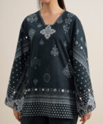 Black Lawn Unstitched Ensemble - View 4