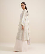 Off White Lawn Unstitched Ensemble - View 4