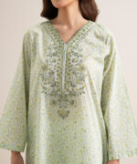 Off White And Light Pink Lawn Unstitched Ensemble - View 5
