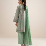 Green Lawn Unstitched Ensemble - View 1
