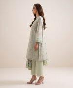 Multicoloured Lawn Unstitched Ensemble - View 3