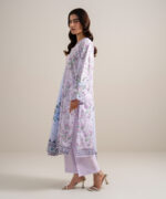 Purple Lawn Unstitched Ensemble - View 5
