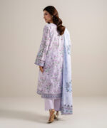 Purple Lawn Unstitched Ensemble - View 2