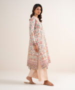 Peach Lawn Unstitched Ensemble - View 4