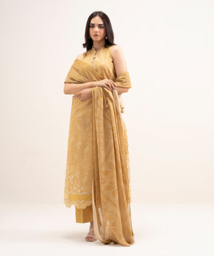 Unstitched 3-Piece Ensemble - View 2