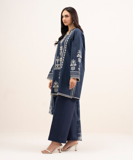 Unstitched 3-Piece Ensemble - View 2
