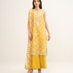 Unstitched 3-Piece Ensemble - View 1