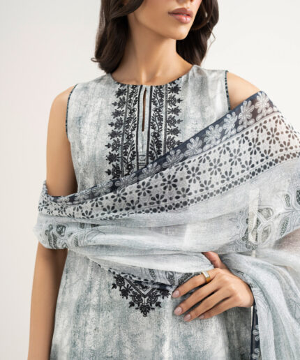 Unstitched 3-Piece Ensemble - View 1