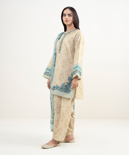 Unstitched 3-Piece Ensemble - View 1