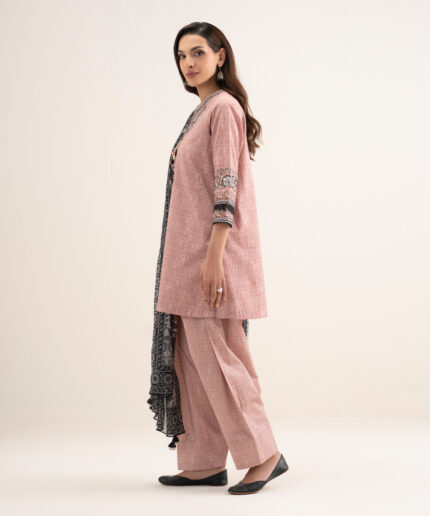 Unstitched 3-Piece Ensemble - View 2