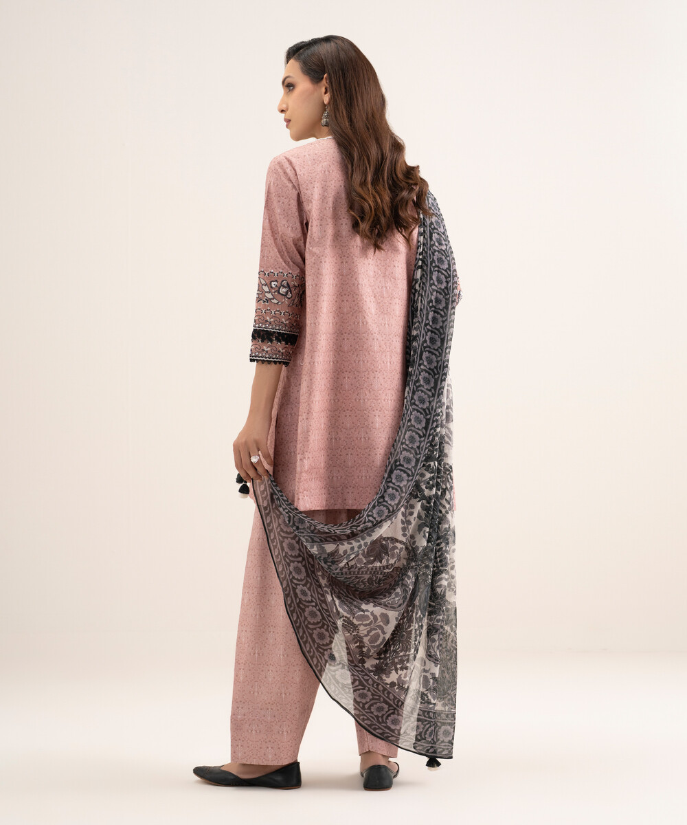 Unstitched 3-Piece Ensemble - View 1 Unstitched 3-Piece Ensemble - View 1