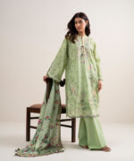 Pistachio Lawn Unstitched Ensemble - View 4