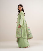 Pistachio Lawn Unstitched Ensemble - View 2