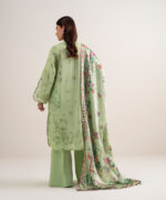 Pistachio Lawn Unstitched Ensemble - View 1
