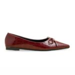 Burgundy Pumps WN1208 - View 3