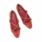 Maroon Women Pumps WN1211 - View 5