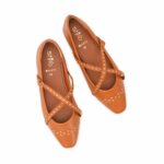 Tan Women Pumps WN1211 - View 5