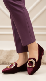 Maroon Women Pumps WN1213 - View 1