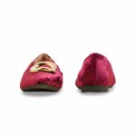 Maroon Women Pumps WN1213 - View 4
