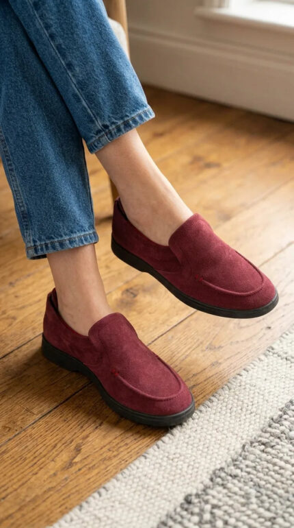 Maroon Pumps For Women WN1223 - View 1