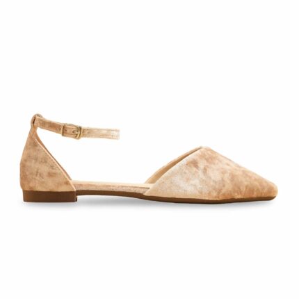 Cream Pumps For Ladies WN1234 - View 2